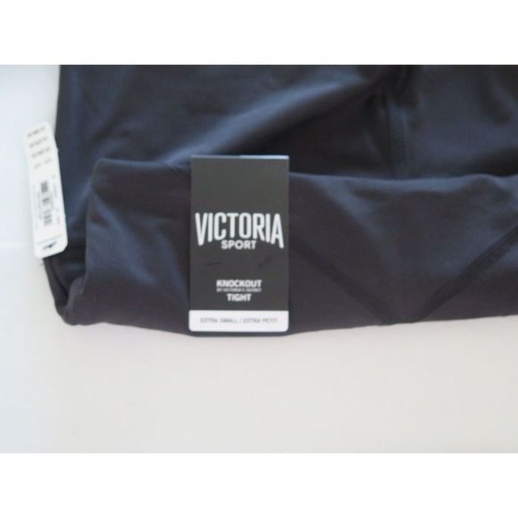 Victoria's Secret Sport 11094027 54A2 Women's Sz XS Black Knockout Tights $69 - Picture 4 of 10
